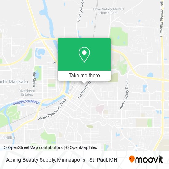 Abang Beauty Supply map