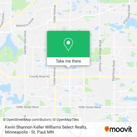Mapa de Kevin Shannon Keller Williams Select Realty