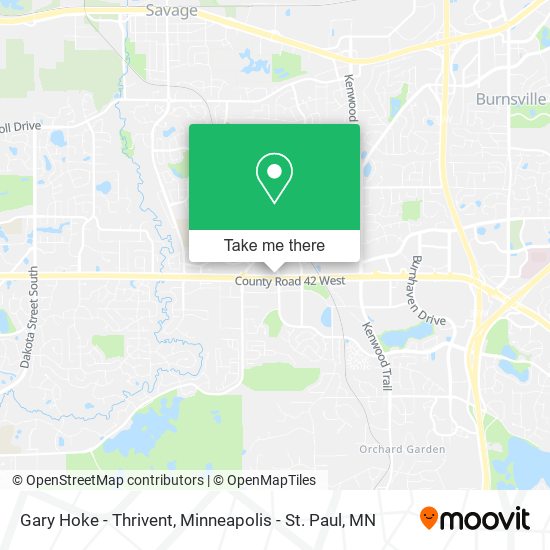 Gary Hoke - Thrivent map