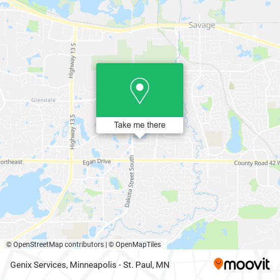 Mapa de Genix Services