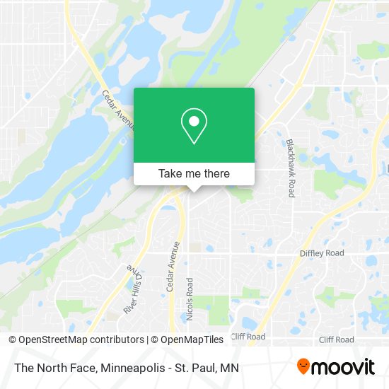 The North Face map