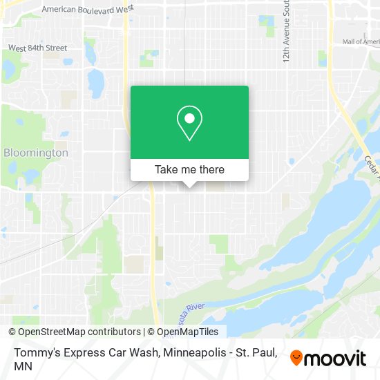 Mapa de Tommy's Express Car Wash