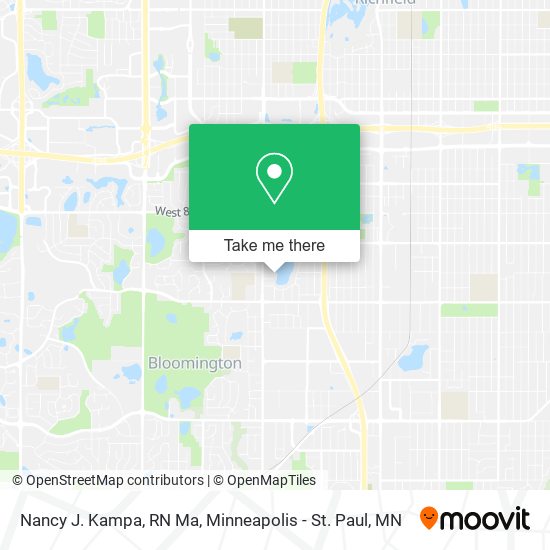 Mapa de Nancy J. Kampa, RN Ma