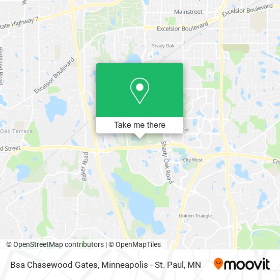 Mapa de Bsa Chasewood Gates