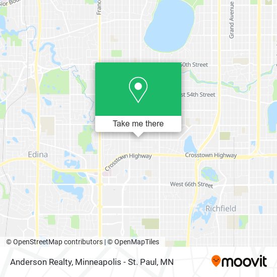 Anderson Realty map