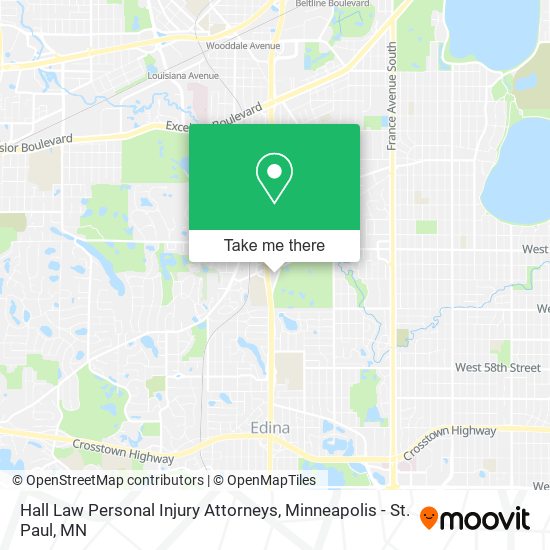 Mapa de Hall Law Personal Injury Attorneys