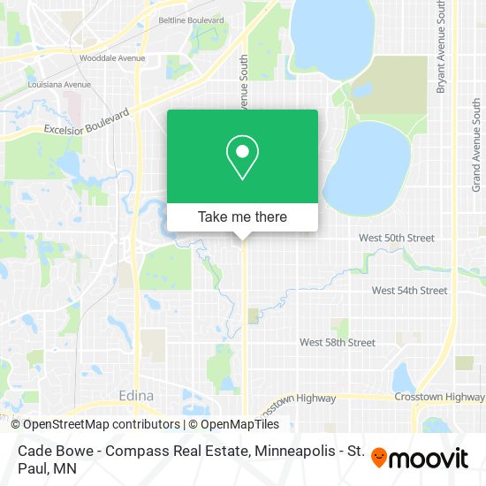 Mapa de Cade Bowe - Compass Real Estate