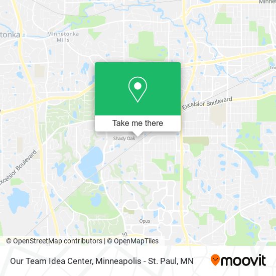 Mapa de Our Team Idea Center