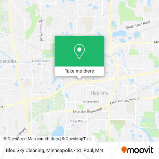 Mapa de Bleu Sky Cleaning
