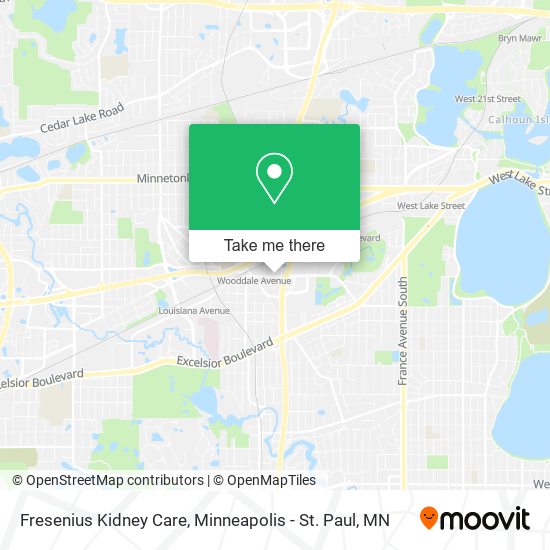 Fresenius Kidney Care map
