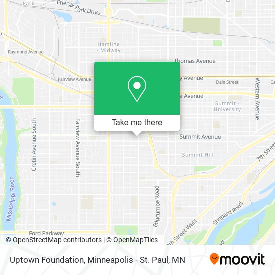 Mapa de Uptown Foundation