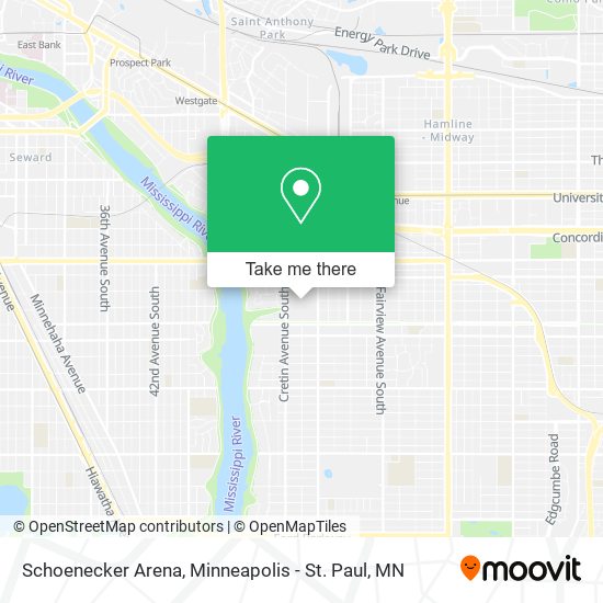 Mapa de Schoenecker Arena