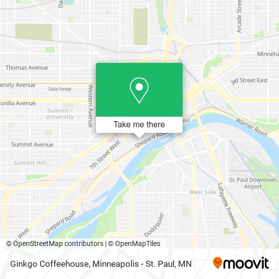 Mapa de Ginkgo Coffeehouse