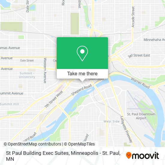 St Paul Building Exec Suites map