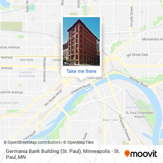 Germania Bank Building (St. Paul) map