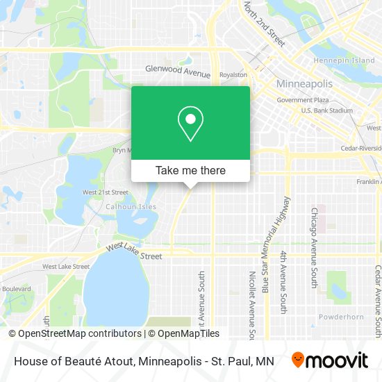 House of Beauté Atout map