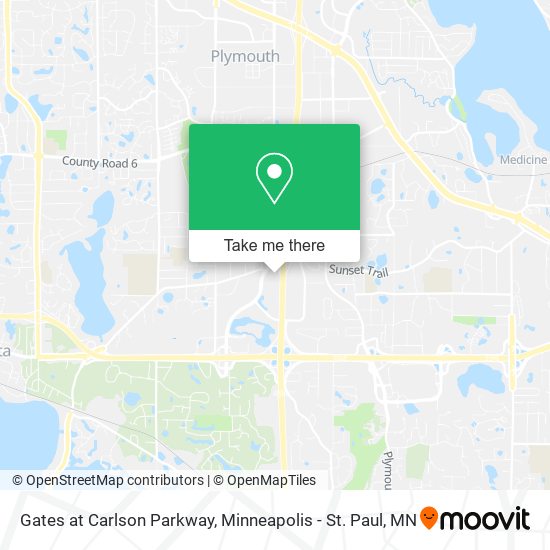 Mapa de Gates at Carlson Parkway
