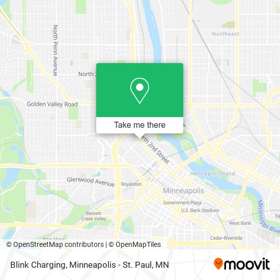 Blink Charging map