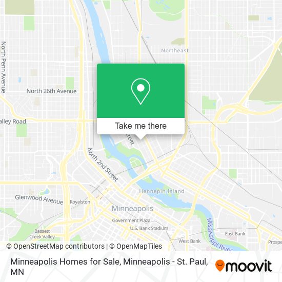Minneapolis Homes for Sale map