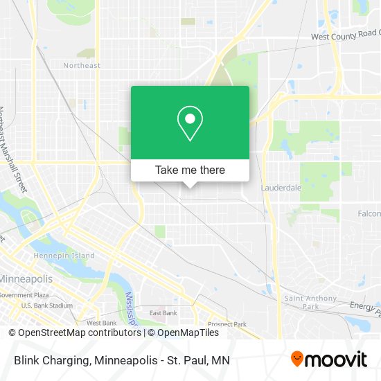 Blink Charging map