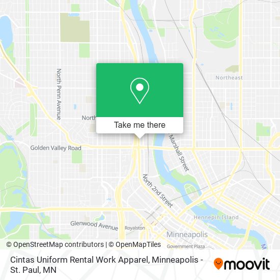 Cintas Uniform Rental Work Apparel map