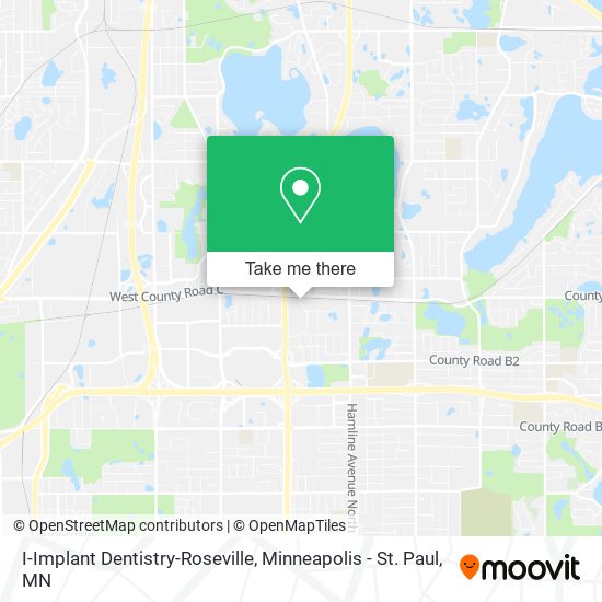 I-Implant Dentistry-Roseville map