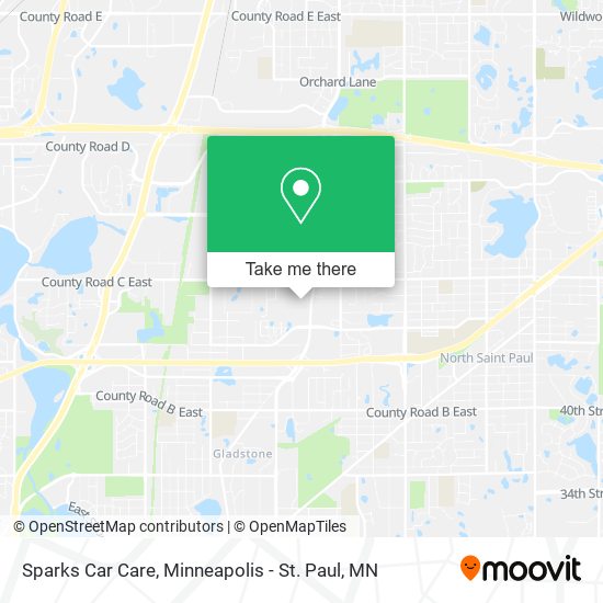 Sparks Car Care map