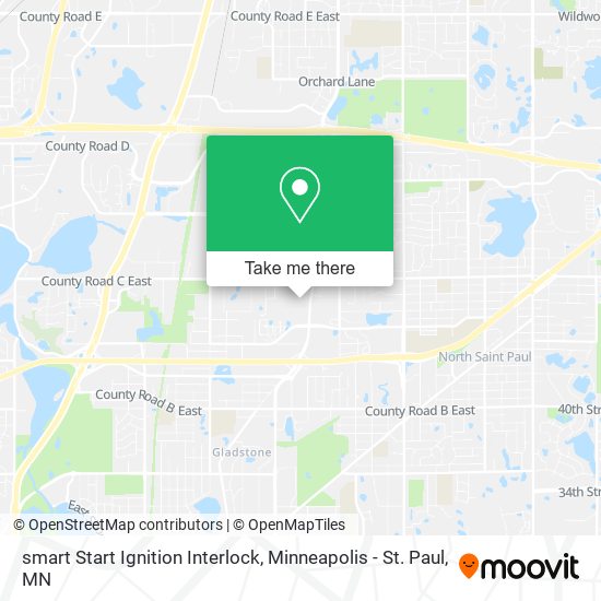 smart Start Ignition Interlock map