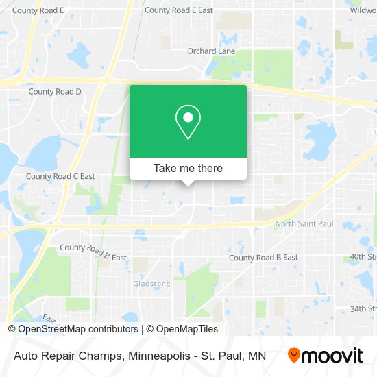Auto Repair Champs map