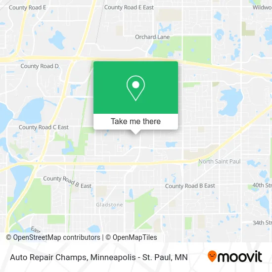 Auto Repair Champs map