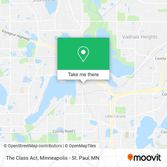 The Class Act map