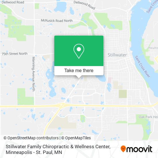 Mapa de Stillwater Family Chiropractic & Wellness Center
