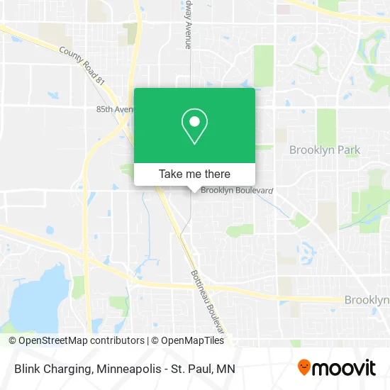 Blink Charging map