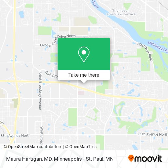 Maura Hartigan, MD map