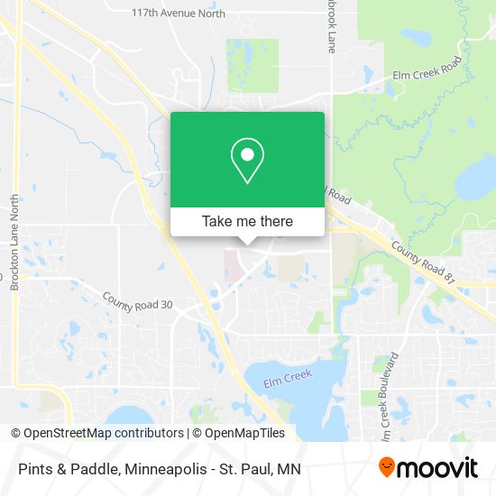 Mapa de Pints & Paddle