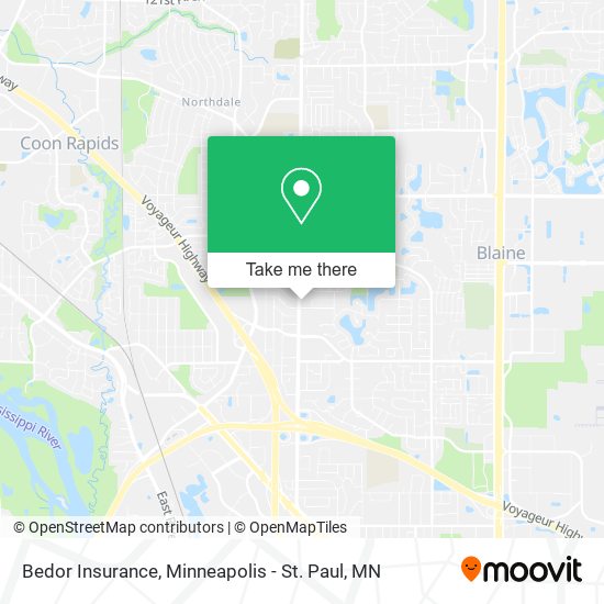 Bedor Insurance map