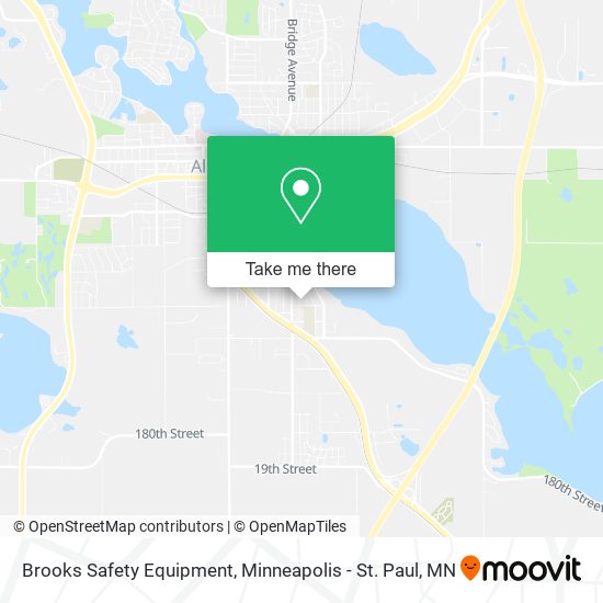 Brooks Safety Equipment map