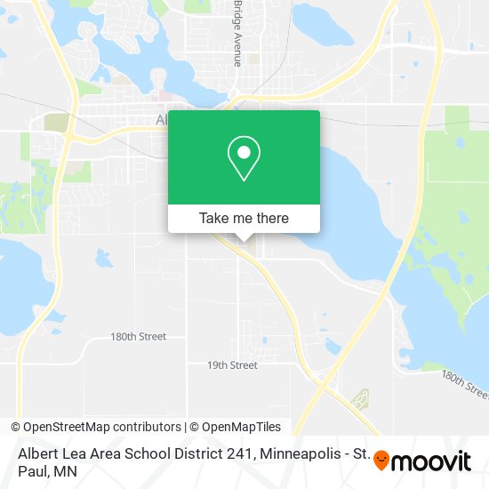 Mapa de Albert Lea Area School District 241