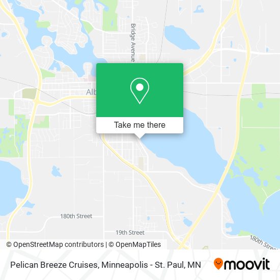 Pelican Breeze Cruises map