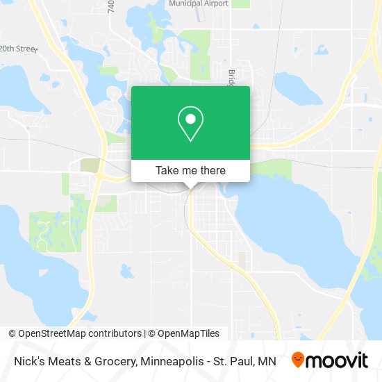 Nick's Meats & Grocery map