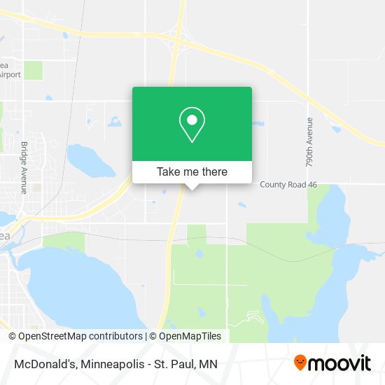 McDonald's map