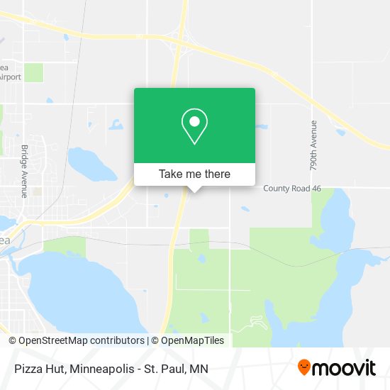 Pizza Hut map