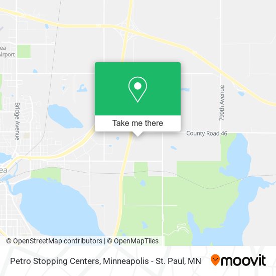 Mapa de Petro Stopping Centers