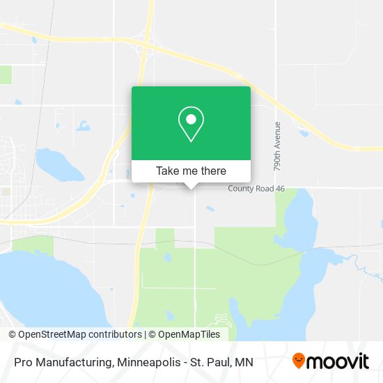 Pro Manufacturing map