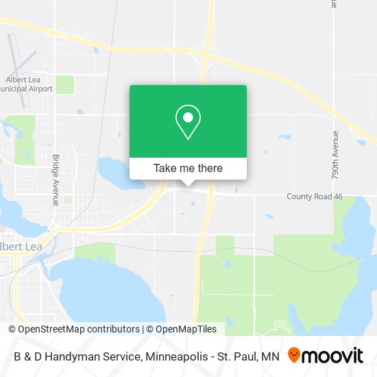 B & D Handyman Service map