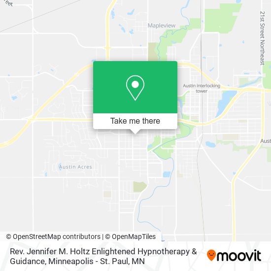 Rev. Jennifer M. Holtz Enlightened Hypnotherapy & Guidance map