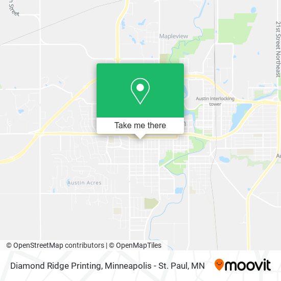 Diamond Ridge Printing map