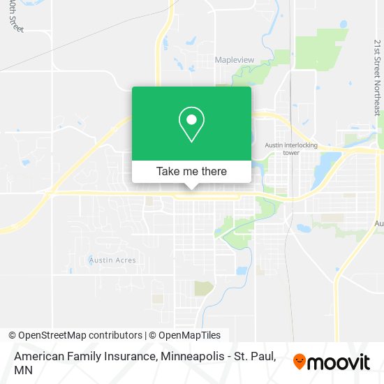 American Family Insurance map