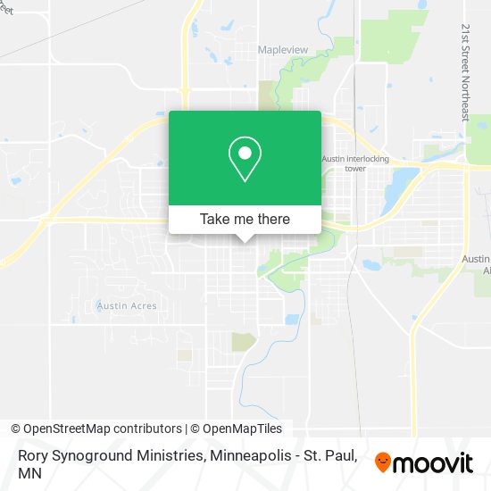 Rory Synoground Ministries map