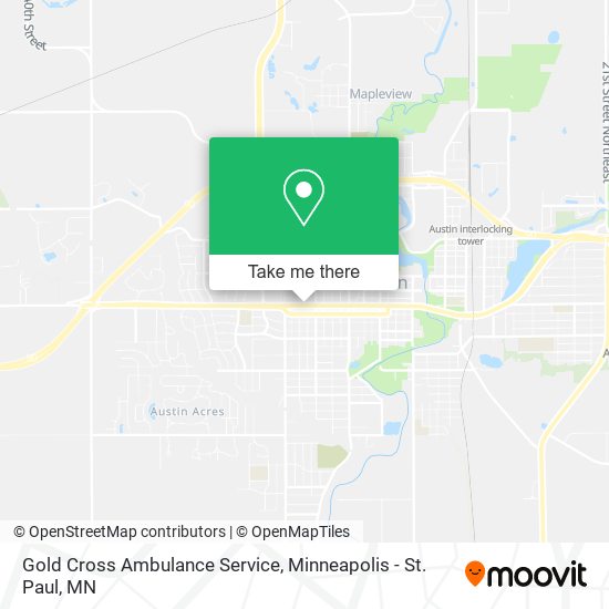 Mapa de Gold Cross Ambulance Service
